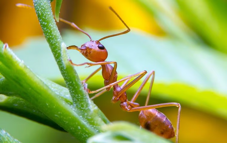 ant on a branch